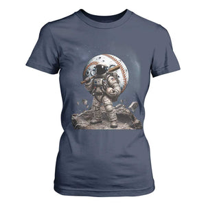 Astronaut Baseball Player T Shirt For Women Distressed Houston Clutch City Sports Fans TS10 Navy Print Your Wear