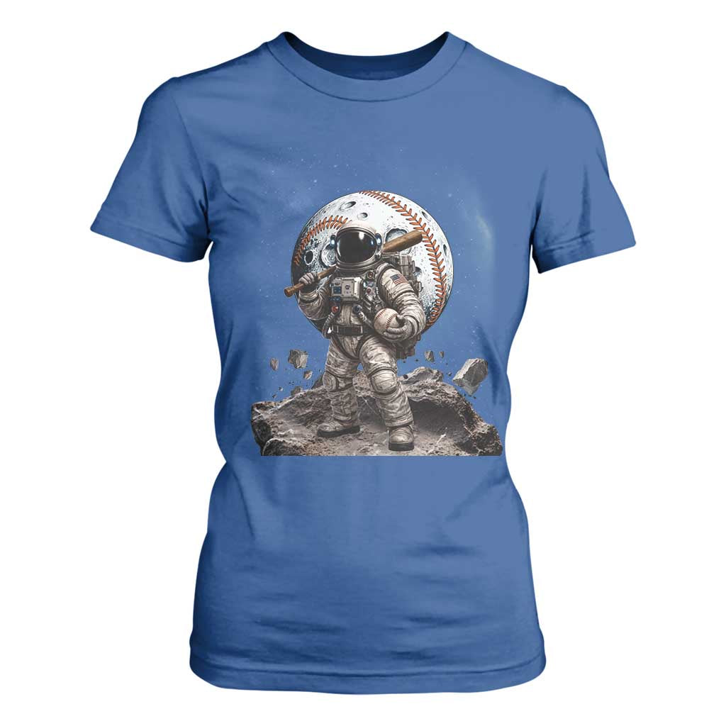 Astronaut Baseball Player T Shirt For Women Distressed Houston Clutch City Sports Fans TS10 Royal Blue Print Your Wear