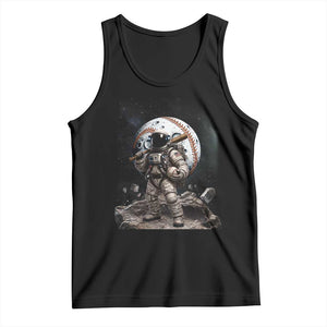 Astronaut Baseball Player Tank Top Distressed Houston Clutch City Sports Fans TS10 Black Print Your Wear