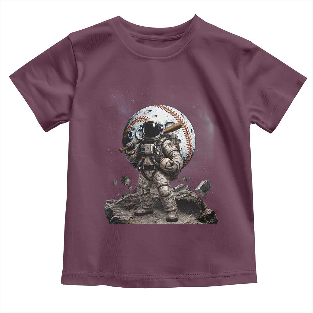 Astronaut Baseball Player Toddler T Shirt Distressed Houston Clutch City Sports Fans TS10 Maroon Print Your Wear