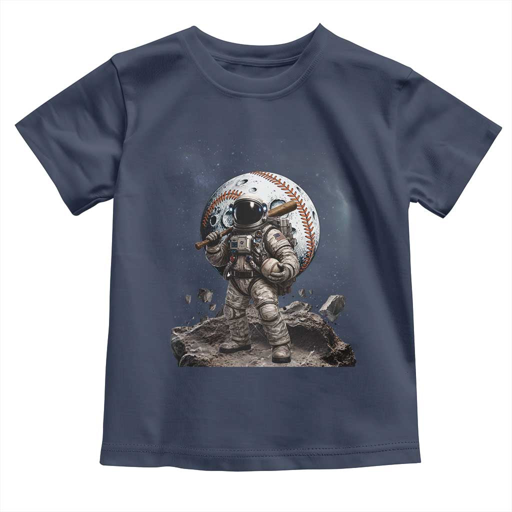Astronaut Baseball Player Toddler T Shirt Distressed Houston Clutch City Sports Fans TS10 Navy Print Your Wear