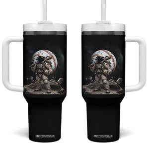 Astronaut Baseball Player Tumbler With Handle Distressed Houston Clutch City Sports Fans TS10 One Size: 40 oz Black Print Your Wear