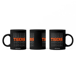 Vintage Tiger Coffee Mug Last Name Vintage Sports Jersey Style TS10 Print Your Wear