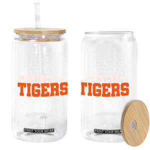 Vintage Tiger Glass Can Last Name Vintage Sports Jersey Style TS10 Print Your Wear