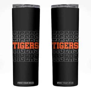 Vintage Tiger Skinny Tumbler Last Name Vintage Sports Jersey Style TS10 Black Print Your Wear