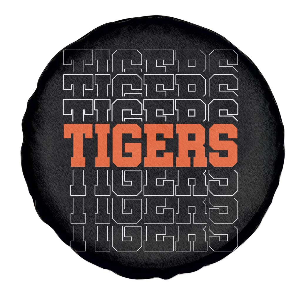Vintage Tiger Spare Tire Cover Last Name Vintage Sports Jersey Style TS10 Print Your Wear