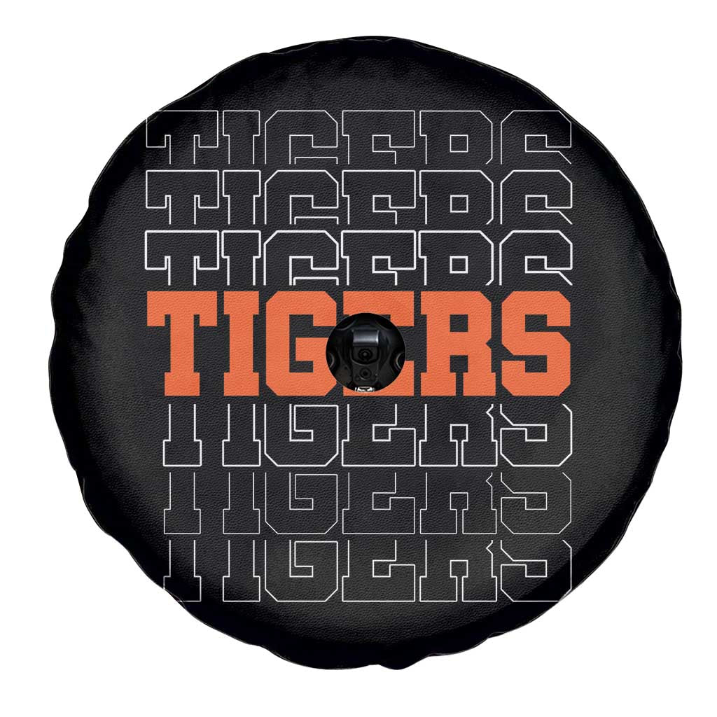 Vintage Tiger Spare Tire Cover Last Name Vintage Sports Jersey Style TS10 Print Your Wear