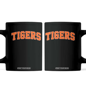 Vintage Tiger Coffee Mug Varsity Name Vintage Sports Jersey Style TS10 Black Print Your Wear