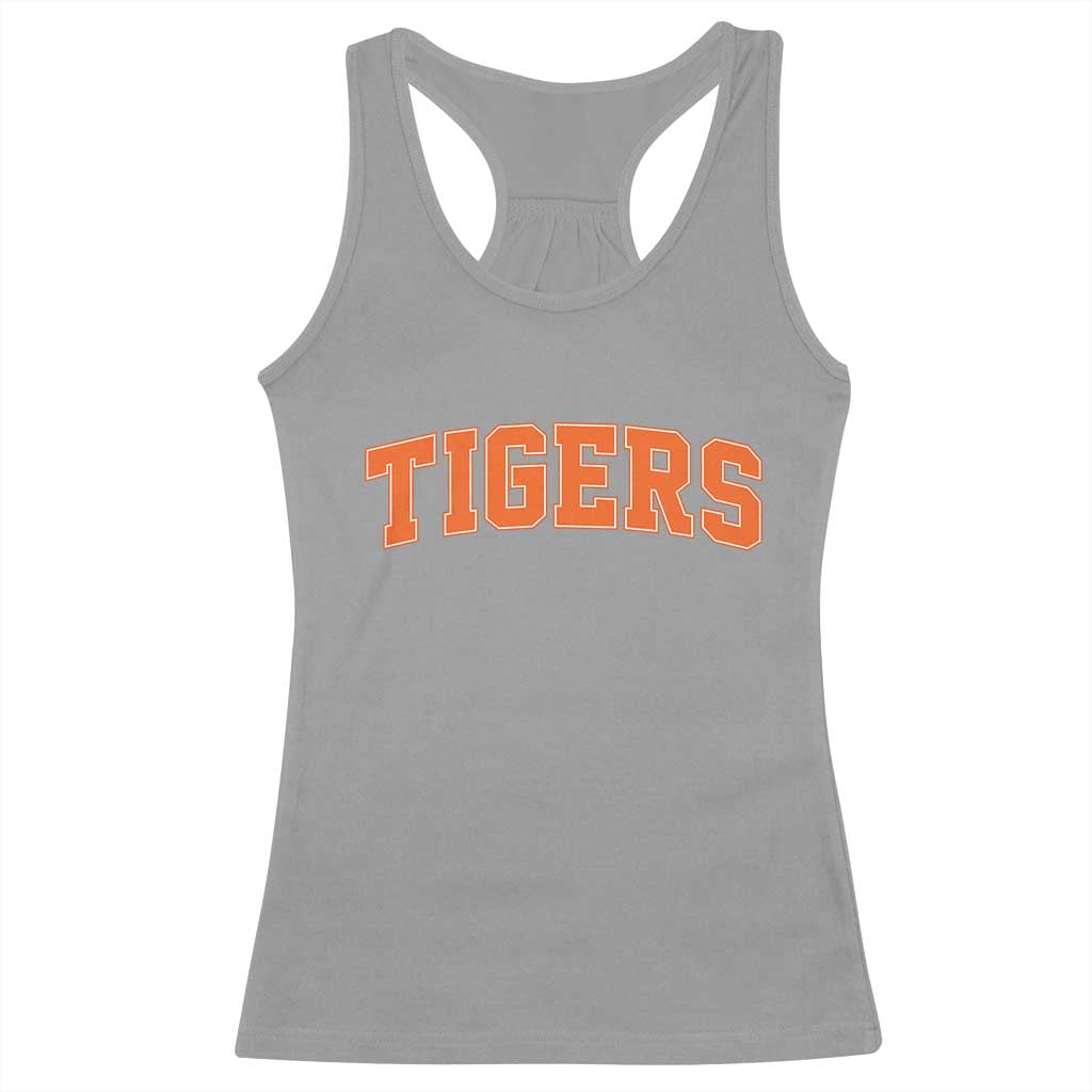 Vintage Tiger Racerback Tank Top Varsity Name Vintage Sports Jersey Style TS10 Sport Gray Print Your Wear