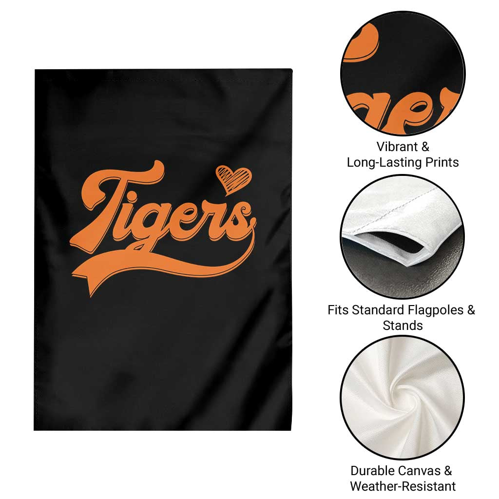 Vintage Tiger Garden Flag Varsity Name Script Vintage Sports Jersey Style TS10 Print Your Wear
