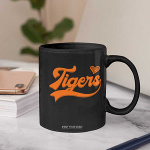 Vintage Tiger Coffee Mug Varsity Name Script Vintage Sports Jersey Style TS10 Print Your Wear
