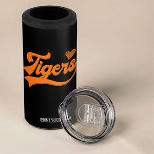 Vintage Tiger 4 in 1 Can Cooler Tumbler Varsity Name Script Vintage Sports Jersey Style TS10 Print Your Wear