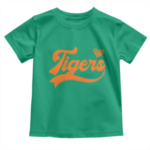 Vintage Tiger Toddler T Shirt Varsity Name Script Vintage Sports Jersey Style TS10 Irish Green Print Your Wear