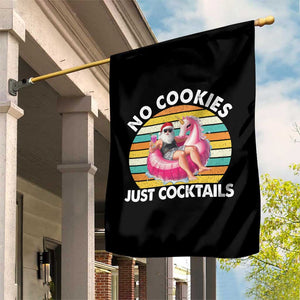 Santa Christmas In July Garden Flag No Cookies Just Cocktails Flamingo Summer Beach Hawaii TS10 Print Your Wear