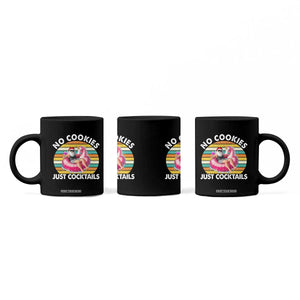 Santa Christmas In July Coffee Mug No Cookies Just Cocktails Flamingo Summer Beach Hawaii TS10 Print Your Wear