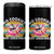 Santa Christmas In July 4 in 1 Can Cooler Tumbler No Cookies Just Cocktails Flamingo Summer Beach Hawaii TS10 One Size: 16 oz Black Print Your Wear