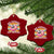 Santa Xmas In July Ceramic Ornament No Cookies Just Cocktails Flamingo Summer Beach Hawaii TS10 Print Your Wear