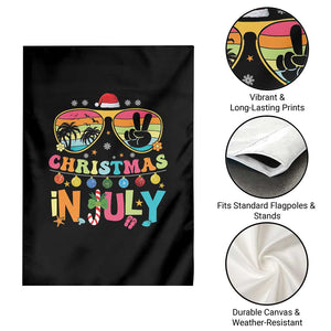 Sunglasses Beach Christmas in July Garden Flag Santa Summer Xmas TS10 Print Your Wear