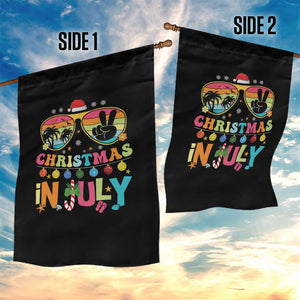 Sunglasses Beach Christmas in July Garden Flag Santa Summer Xmas TS10 Print Your Wear