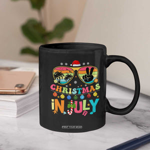 Sunglasses Beach Christmas in July Coffee Mug Santa Summer Xmas TS10 Print Your Wear