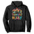 Sunglasses Beach Christmas in July Hoodie Santa Summer Xmas TS10 Black Print Your Wear