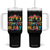 Sunglasses Beach Christmas in July Tumbler With Handle Santa Summer Xmas TS10 One Size: 40 oz Black Print Your Wear