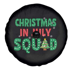Christmas In July Squad Spare Tire Cover Funny Summer Xmas TS10 Print Your Wear