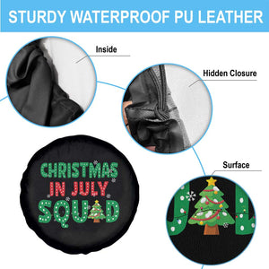 Christmas In July Squad Spare Tire Cover Funny Summer Xmas TS10 Print Your Wear