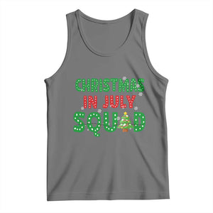 Christmas In July Squad Tank Top Funny Summer Xmas TS10 Black Heather Print Your Wear