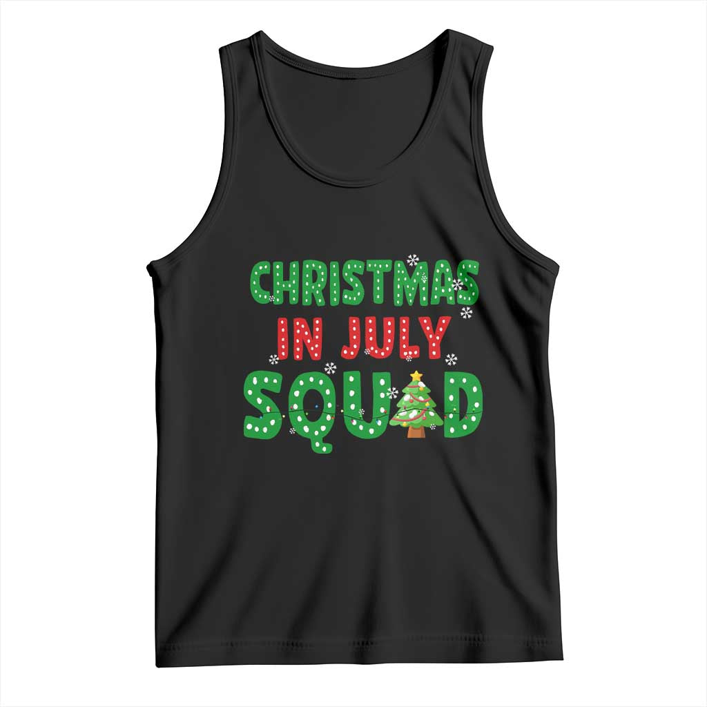 Christmas In July Squad Tank Top Funny Summer Xmas TS10 Black Print Your Wear