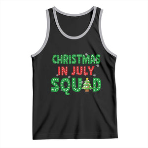 Christmas In July Squad Tank Top Funny Summer Xmas TS10 Black Athletic Heather Print Your Wear