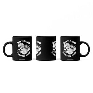 Santa Ho Ho Hold My Beer Coffee Mug Funny Christmas In July Summer Xmas TS10 Print Your Wear