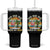 Christmas In July Santa Ho Ho Hold My Beer Tumbler With Handle Summer Beach Hawaii Santa USA Flag TS10 One Size: 40 oz Black Print Your Wear
