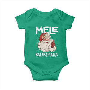 Mele Kalikimaka Baby Onesie Hawaii Christmas Party Santa TS10 Irish Green Print Your Wear