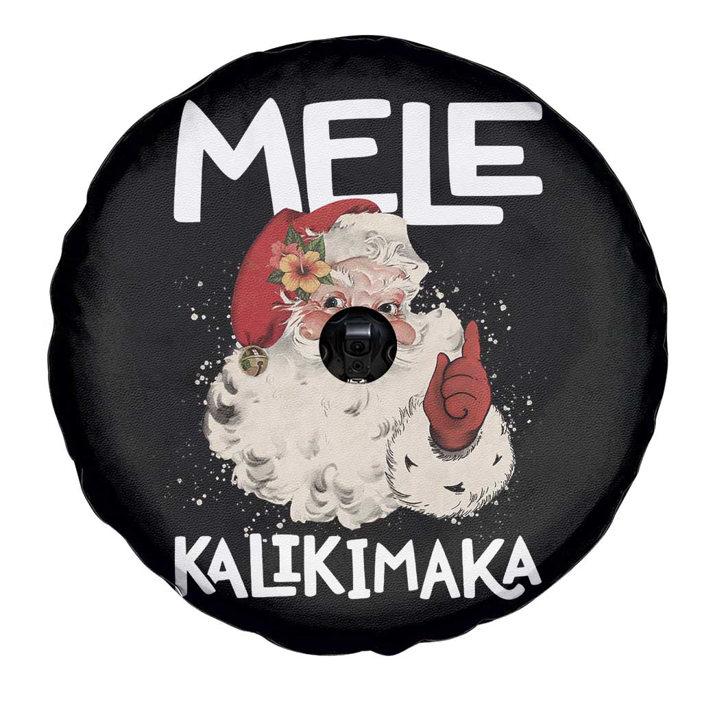 Mele Kalikimaka Spare Tire Cover Hawaii Christmas Party Santa TS10 Print Your Wear