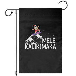 Christmas In July Surfing Santa Garden Flag Mele Kalikimaka Summer Beach Hawaii TS10 Black Print Your Wear
