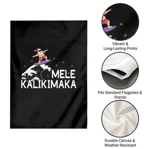 Christmas In July Surfing Santa Garden Flag Mele Kalikimaka Summer Beach Hawaii TS10 Print Your Wear