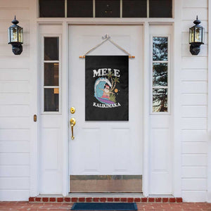 Mele Kalikimaka Hawaii Christmas Surfing Santa Garden Flag Summer Beach Hawaii Xmas In July TS10 Print Your Wear