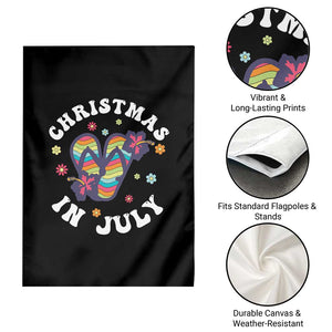 Christmas In July Summer Beach Garden Flag Hawaii Flip Flops Hibiscus TS10 Print Your Wear