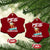 Mele Kalikimaka Ceramic Ornament Santa Water Skiing Summer Beach Hawaiian Xmas In July TS10 Print Your Wear