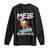Mele Kalikimaka Long Sleeve Shirt Santa Water Skiing Summer Beach Hawaiian Christmas In July TS10 Black Print Your Wear