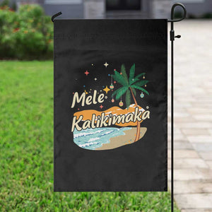 Retro Christmas In July Summer Beach Hawaii Garden Flag Mele Kalikimaka TS10 Print Your Wear
