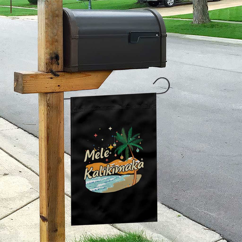 Retro Christmas In July Summer Beach Hawaii Garden Flag Mele Kalikimaka TS10 Print Your Wear