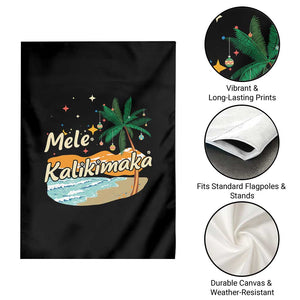 Retro Christmas In July Summer Beach Hawaii Garden Flag Mele Kalikimaka TS10 Print Your Wear