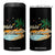 Retro Christmas In July Summer Beach Hawaii 4 in 1 Can Cooler Tumbler Mele Kalikimaka TS10 One Size: 16 oz Black Print Your Wear