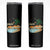Retro Christmas In July Summer Beach Hawaii Skinny Tumbler Mele Kalikimaka TS10 Black Print Your Wear