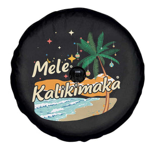 Retro Christmas In July Summer Beach Hawaii Spare Tire Cover Mele Kalikimaka TS10 Print Your Wear
