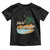 Retro Christmas In July Summer Beach Hawaii Toddler T Shirt Mele Kalikimaka TS10 Black Print Your Wear