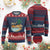 Retro Christmas In July Summer Beach Hawaii Knit Sweatshirt Mele Kalikimaka TS10 Burgundy Print Your Wear