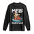 Mele Kalikimaka Hawaiian Christmas Long Sleeve Shirt Funny Santa Jet Ski Summer Beach Xmas In July TS10 Black Print Your Wear